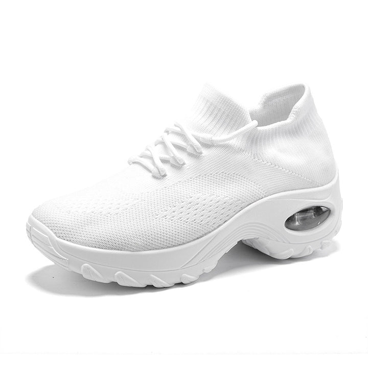 Damen nan gestrickter Sockensneaker mit Luftkissenlaufsohle und elastischem Strickobermaterial Drune