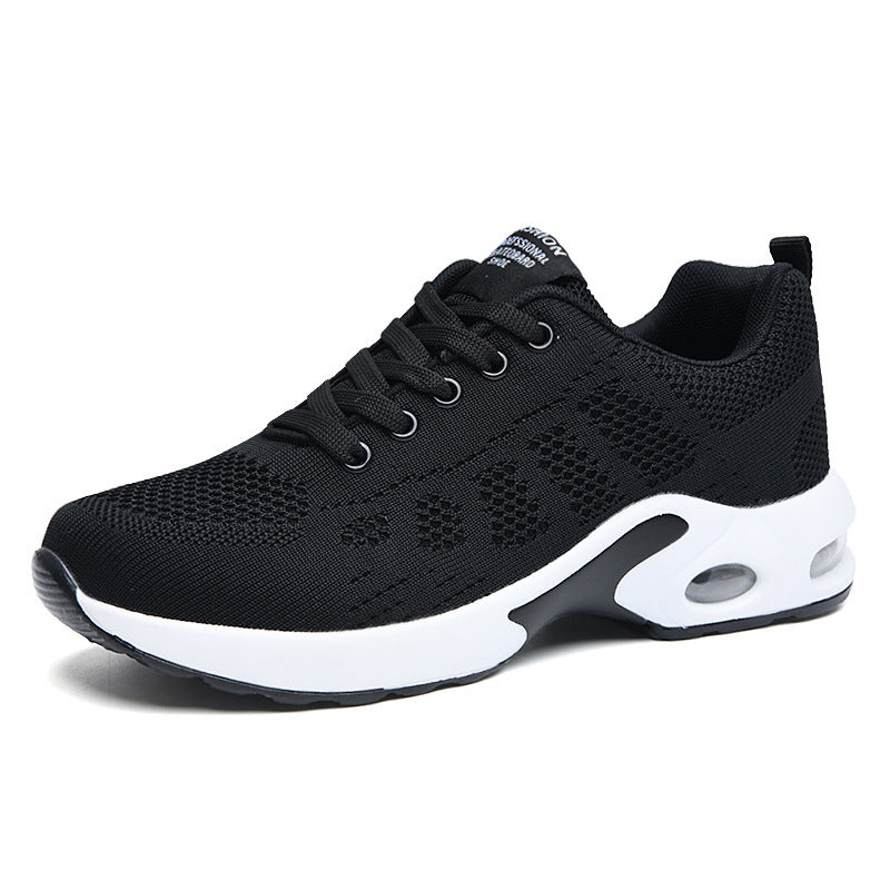 Damen nan atmungsaktiver Strick-Sneaker mit Dämpfungskapsel, stoßabsorbierender Zwischensohle und flexibler Laufsohle Drune