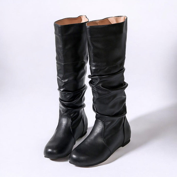 Drune | Damenstiefel Mit Flachem Absatz