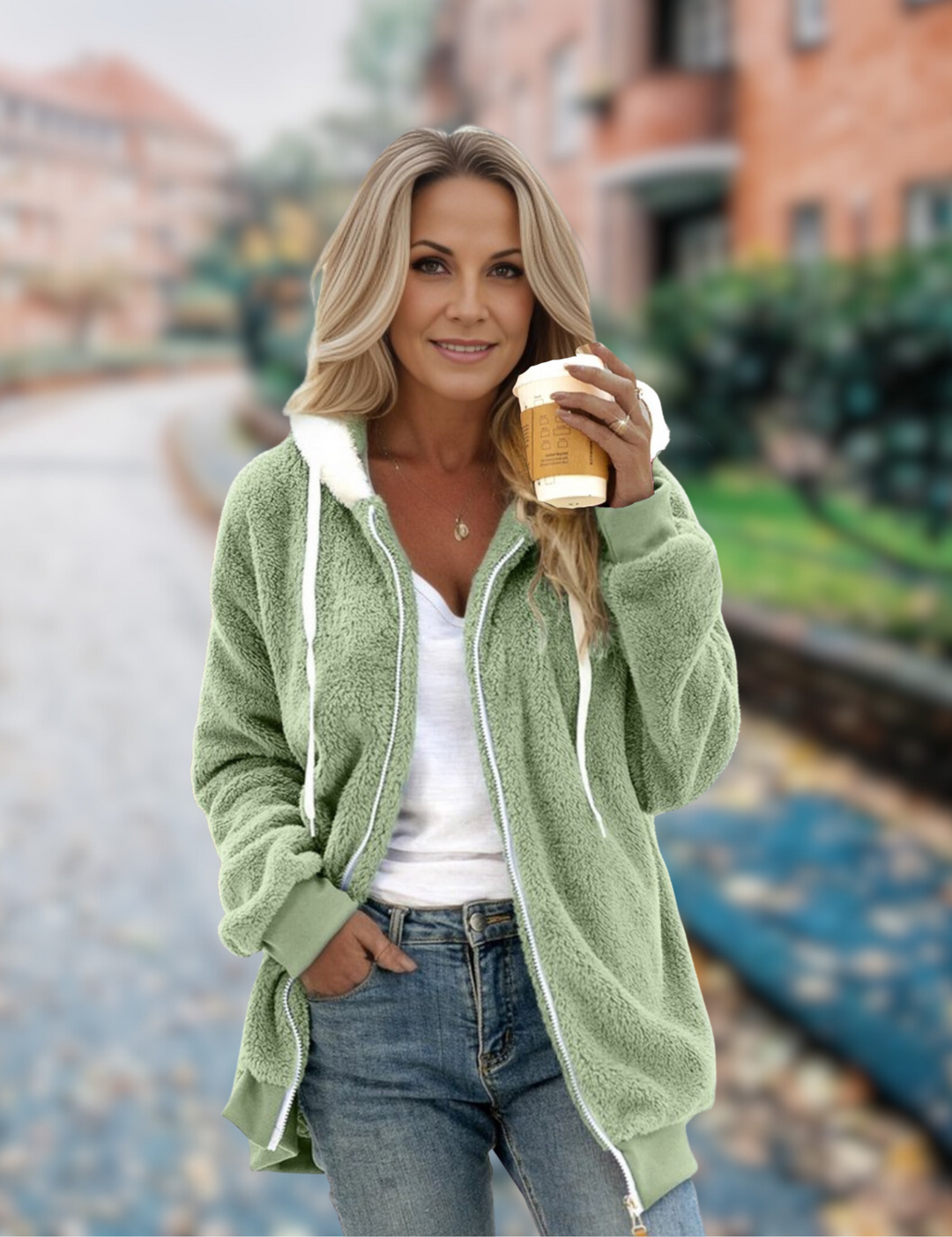 Drune Jacke | Bequeme Fleecejacke für Damen