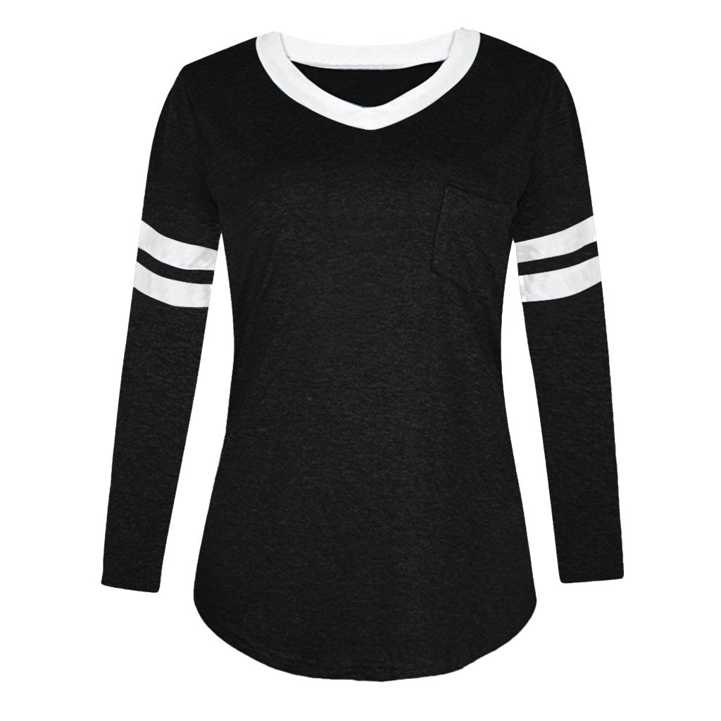 Damen Freizeitpullover mit stylischem Streifen-Design und lässigem Schnitt Drune