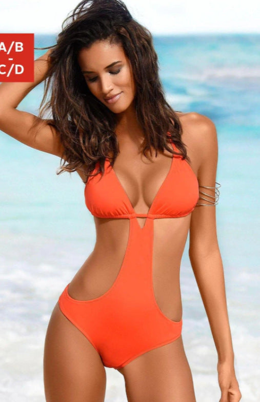 Damen Cut-Out Badeanzug Drune