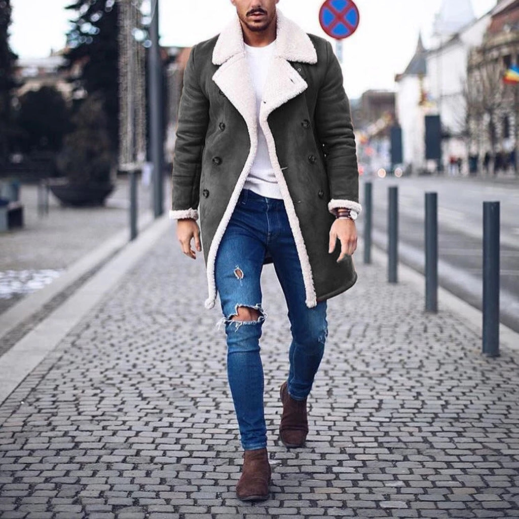 Herren gefütterter Wintermantel Drune
