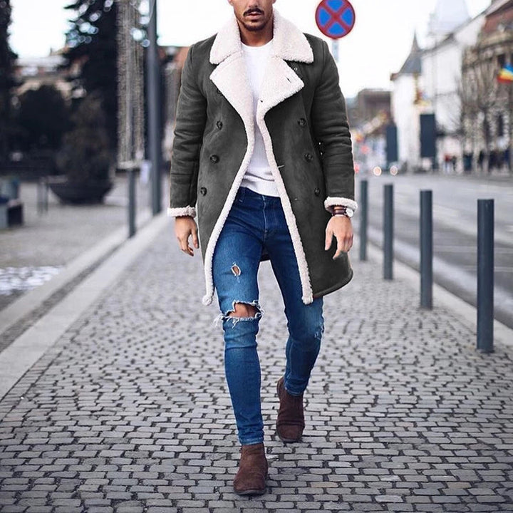 Herren gefütterter Wintermantel Drune
