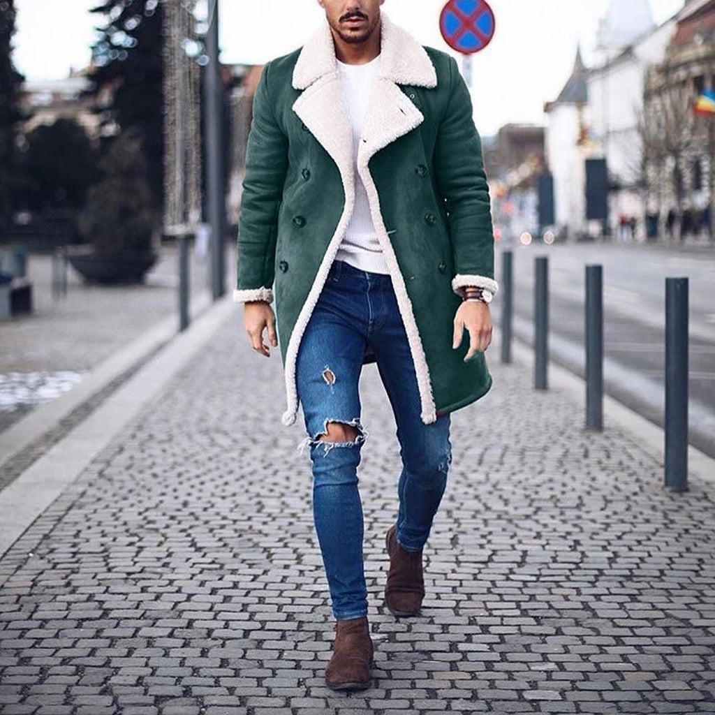 Herren gefütterter Wintermantel Drune
