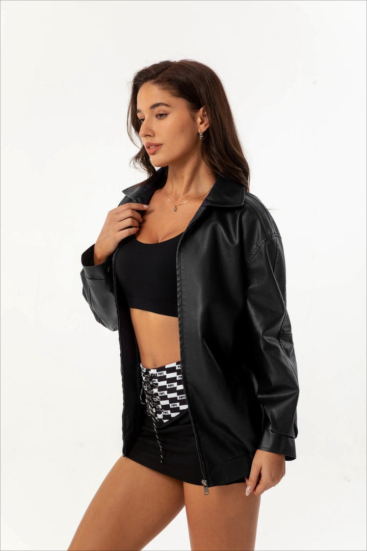 Drune | Reverslederjacke