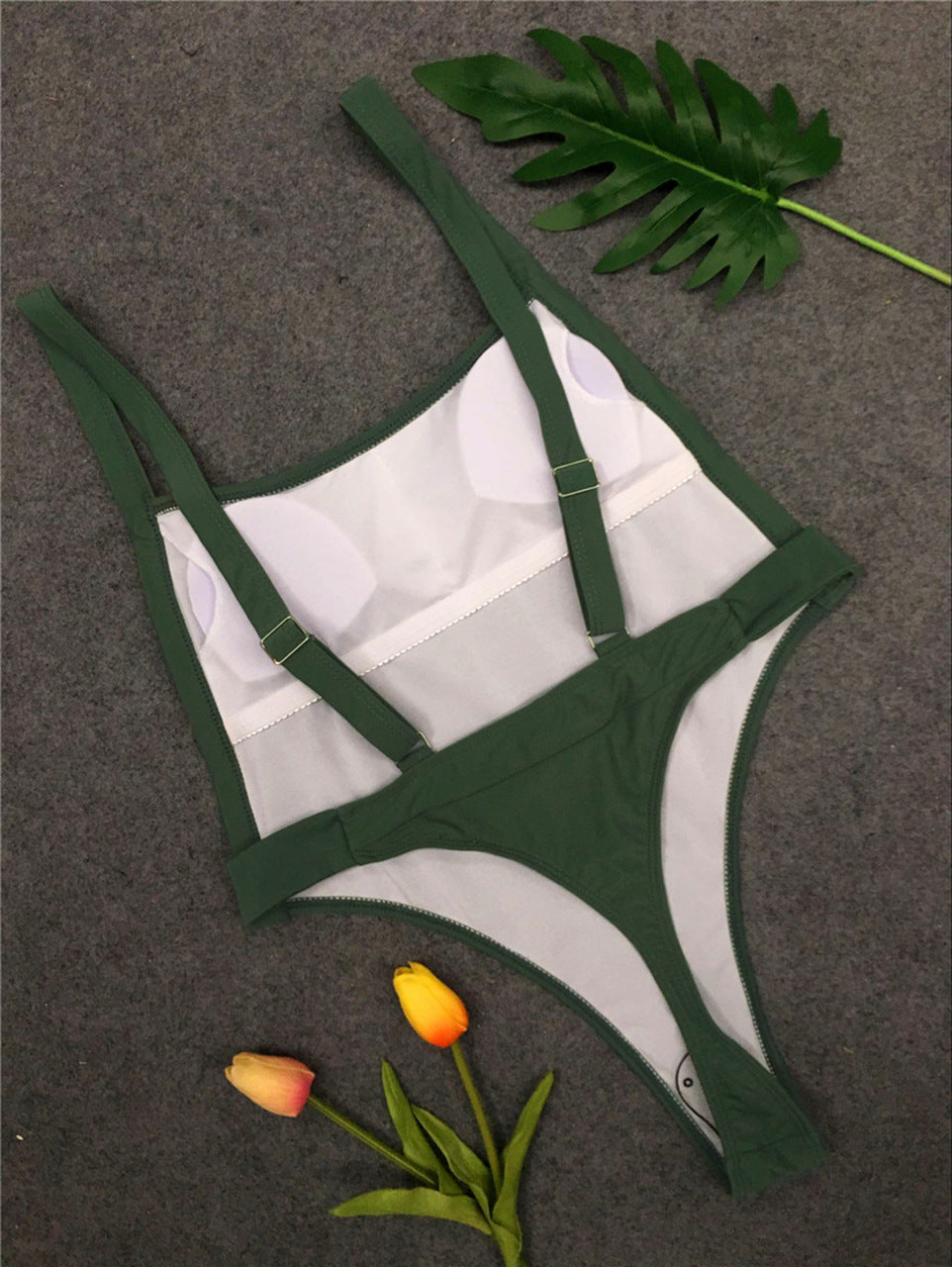 Damen Freizeit-Badeanzug mit verstellbaren Trägern Drune