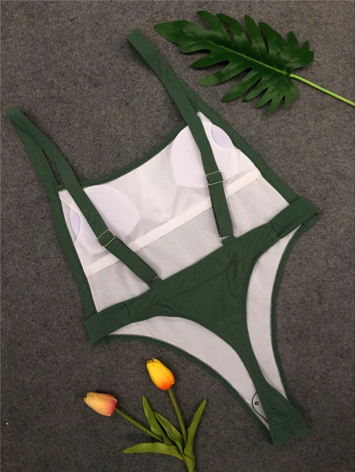 Damen Freizeit-Badeanzug mit verstellbaren Trägern Drune