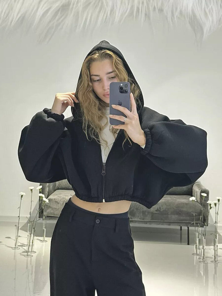 Drune | Casual, lightweight, short sports hoodie jacket