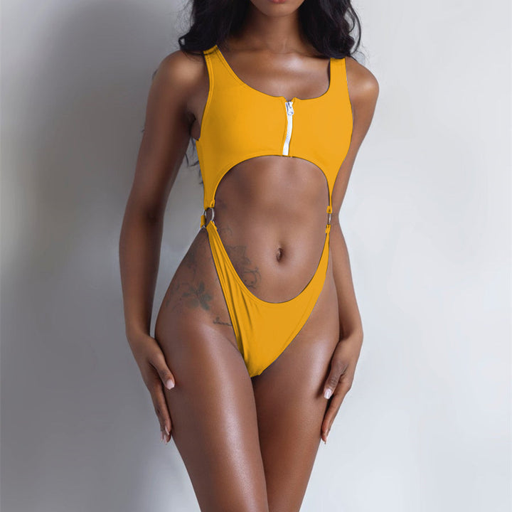 Damen sexy Cut-Out Badeanzug Drune
