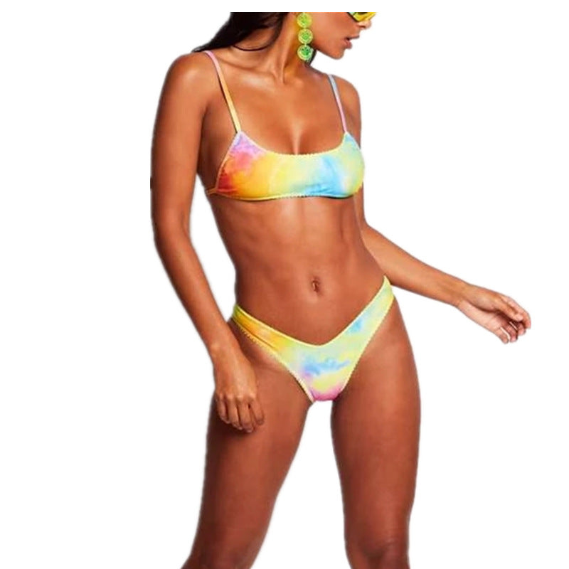 Damen Bunt gemusterter Bikini Drune