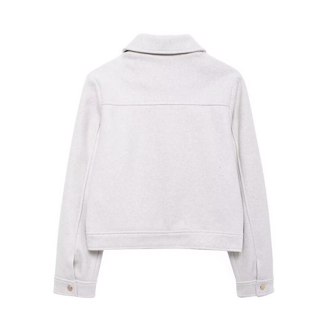 Drune | Utility Jacke - Moderner Minimalistischer Stil - Wollmischung - Übergangsoberbekleidung