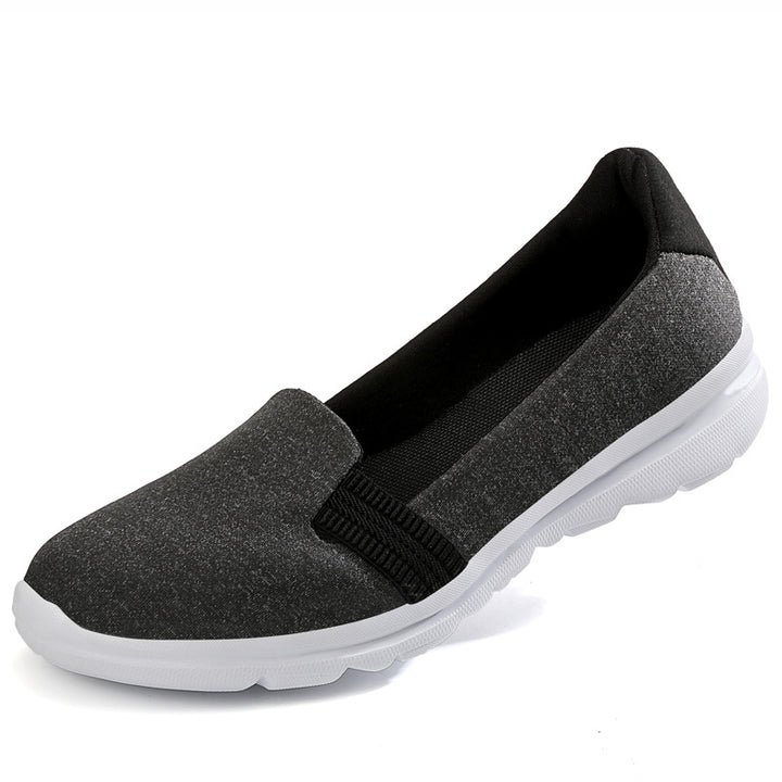 Damen nan leichte Strick-Slipper mit dämpfender Komfortsohle Drune