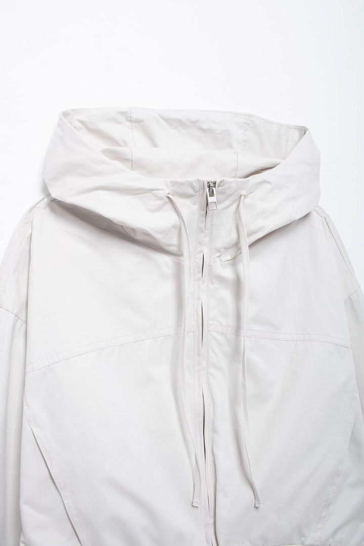Drune | Windbreaker Jacke - Leicht & Wasserabweisend - Verstellbare Kapuze - Lässige Streetwear