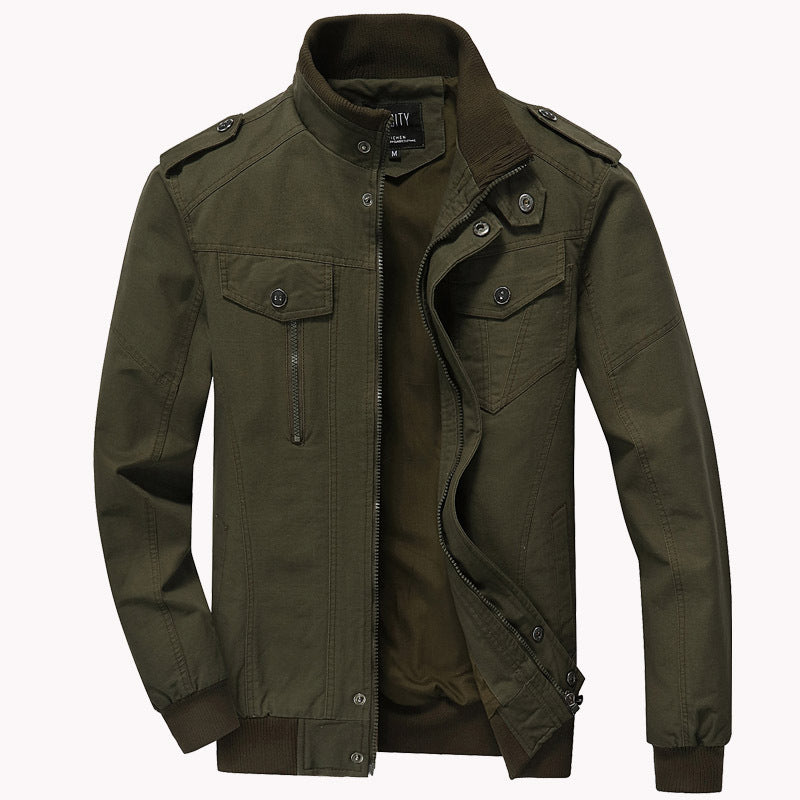 Drune | Herrenjacke Baumwolle Militär Casual