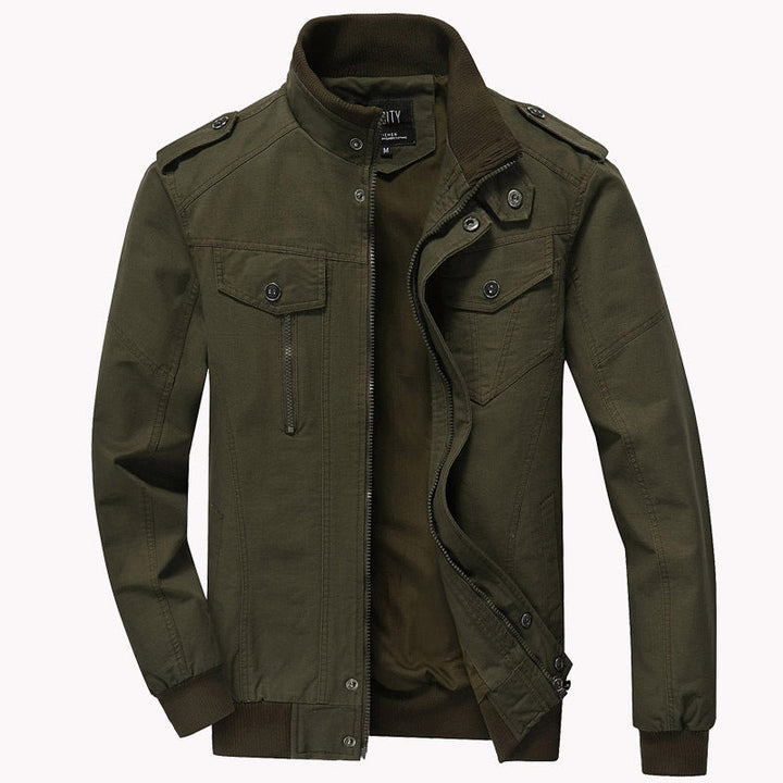 Drune | Herrenjacke Baumwolle Militär Casual