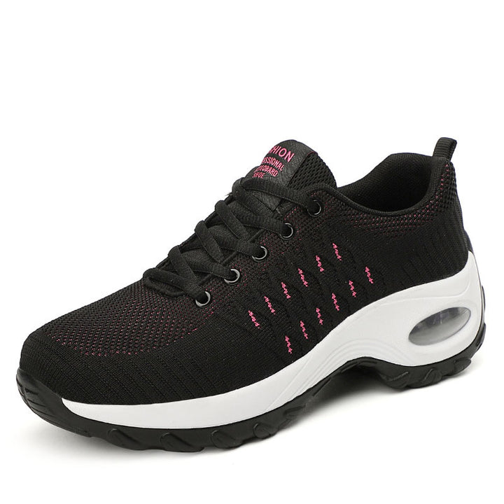 Damen nan urbaner Komfort-Sneaker mit sichtbarer Luftdämpfung und nahtlosem Maschenoberteil Drune