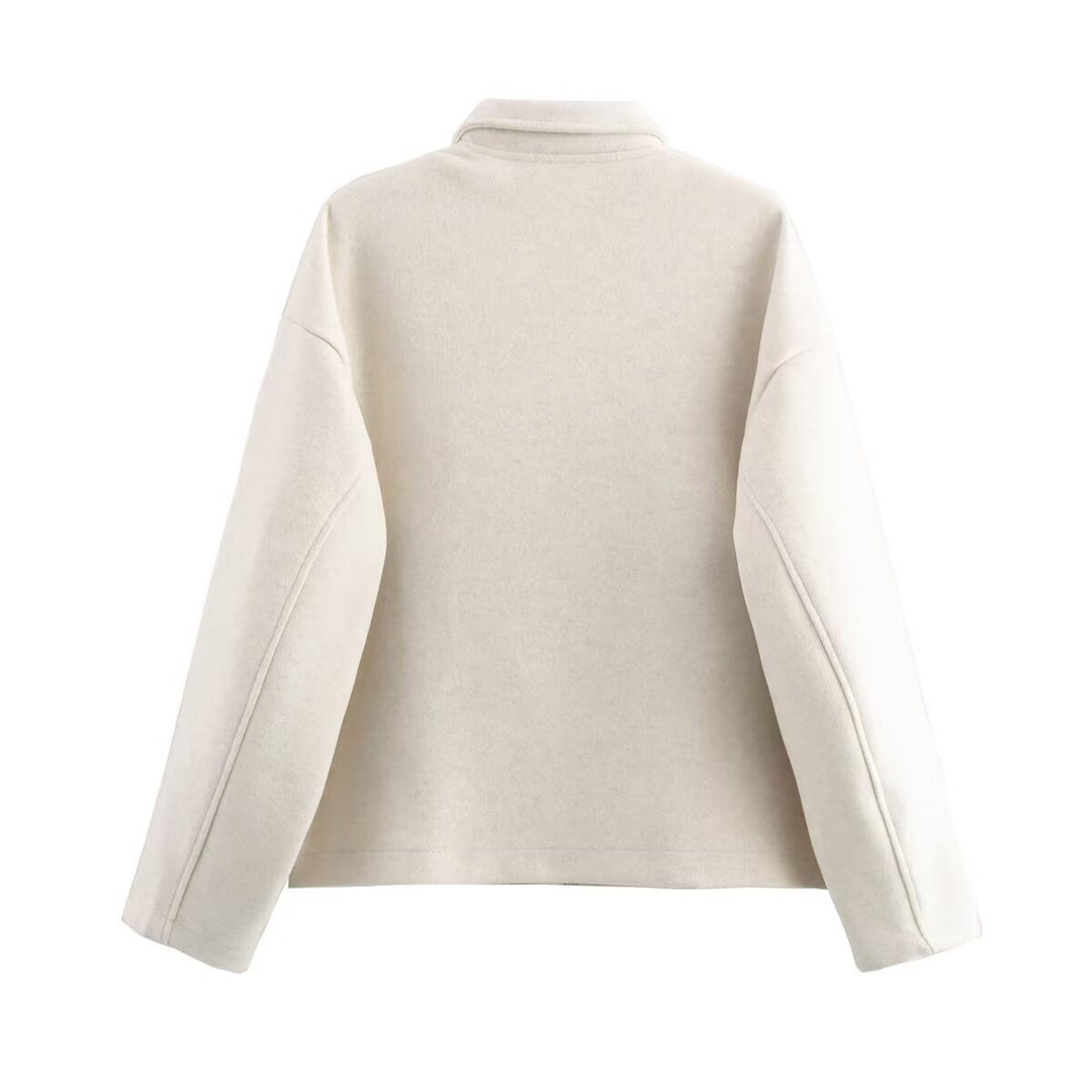 Drune | Wollmischung Jacke - Sauberes modernes Design - Woll-Polyester-Mischung - Übergangsoberbekleidung