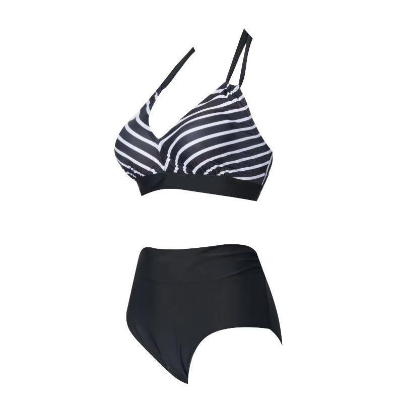 Damen Sportlicher Bikini-Top mit breiten Trägern Drune