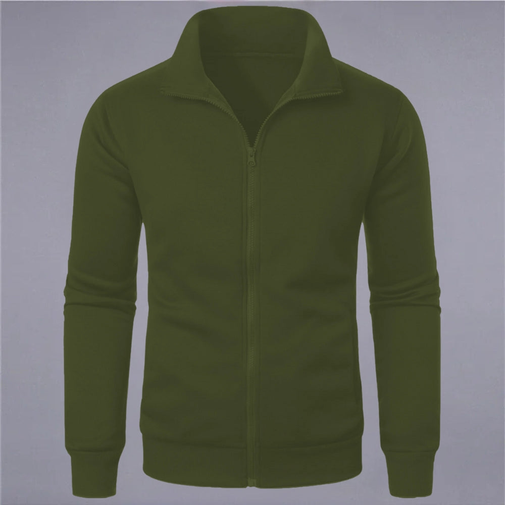 Drune | Klassisches Sweatshirt mit Reißverschluss Baumwollmischung Komfort und Stil