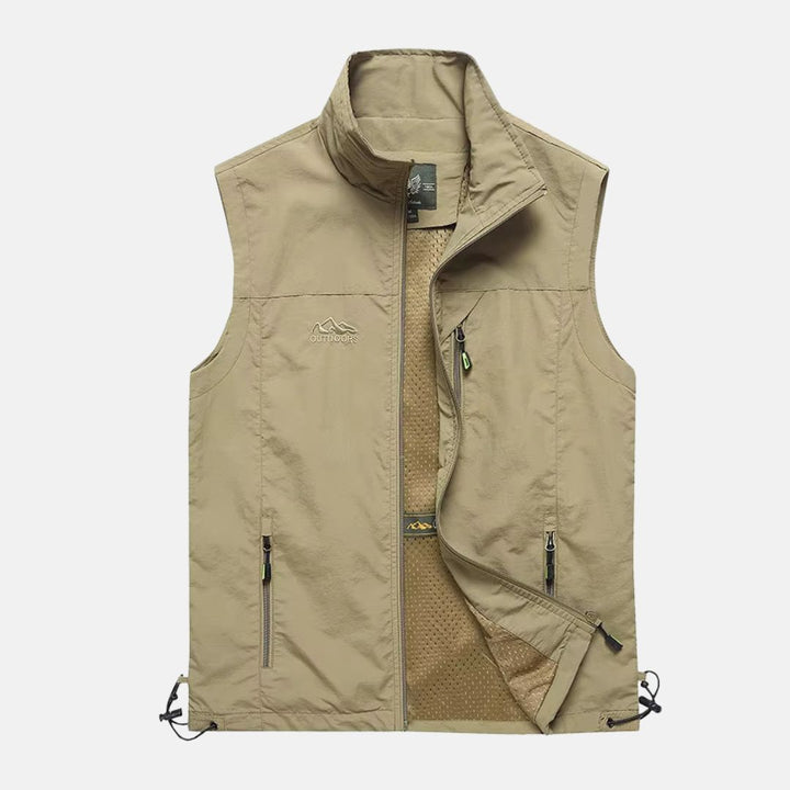 Drune | Leichte Multifunktionsweste mit Taschen für Herren für den Outdoor-Einsatz