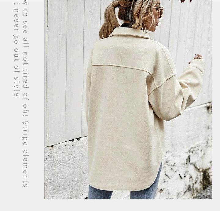Drune | Shirt-Jacke - Weiches gebürstetes Material - Lässiges Lage-Stück