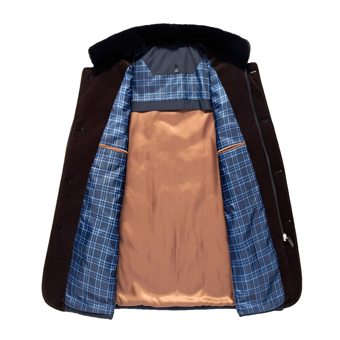 Drune | Elegante, gepolsterte Jacke mit Knöpfen für Männer