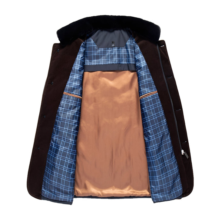 Drune | Elegante, gepolsterte Jacke mit Knöpfen für Männer