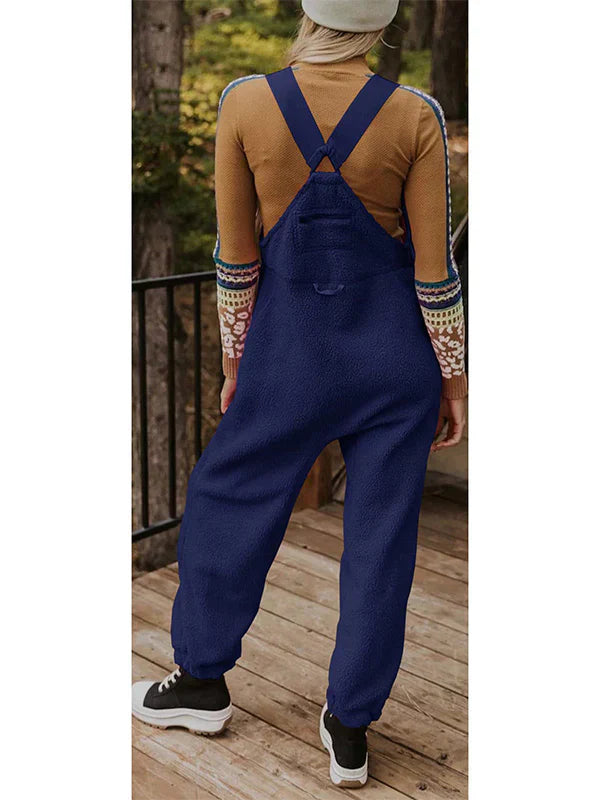 Drune | Thermo-Overall aus Fleece mit Reißverschlusstaschen für Frauen