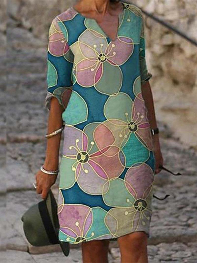 Drune | Bezauberndes Kleid mit Blumenmuster