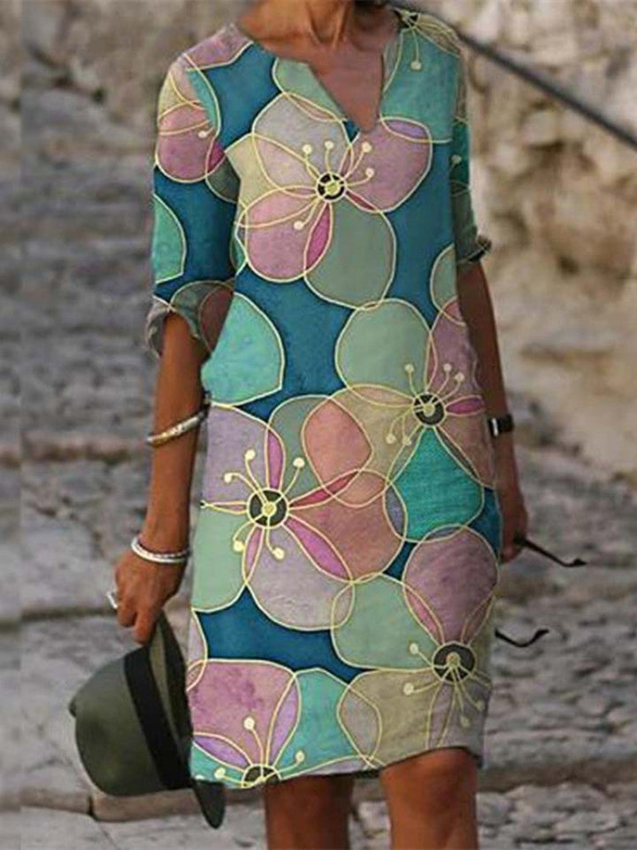 Drune | Bezauberndes Kleid mit Blumenmuster