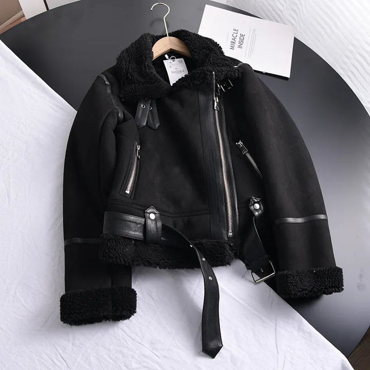 Drune | Wildleder Winterjacke - Warm & Stilvoll