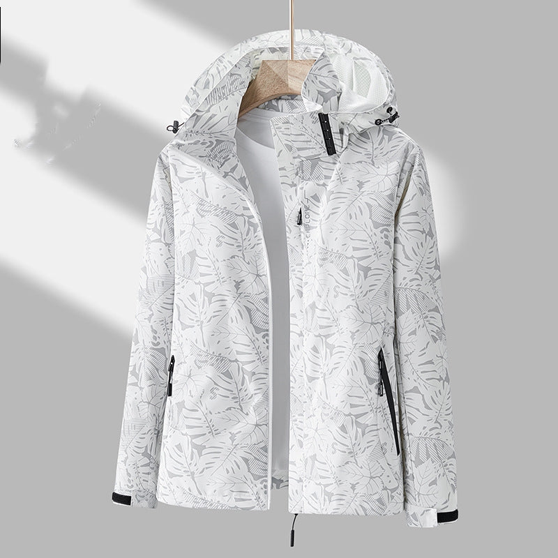 Drune | Stilvolle Damen-Outdoor-Jacke mit Muster und Kapuze