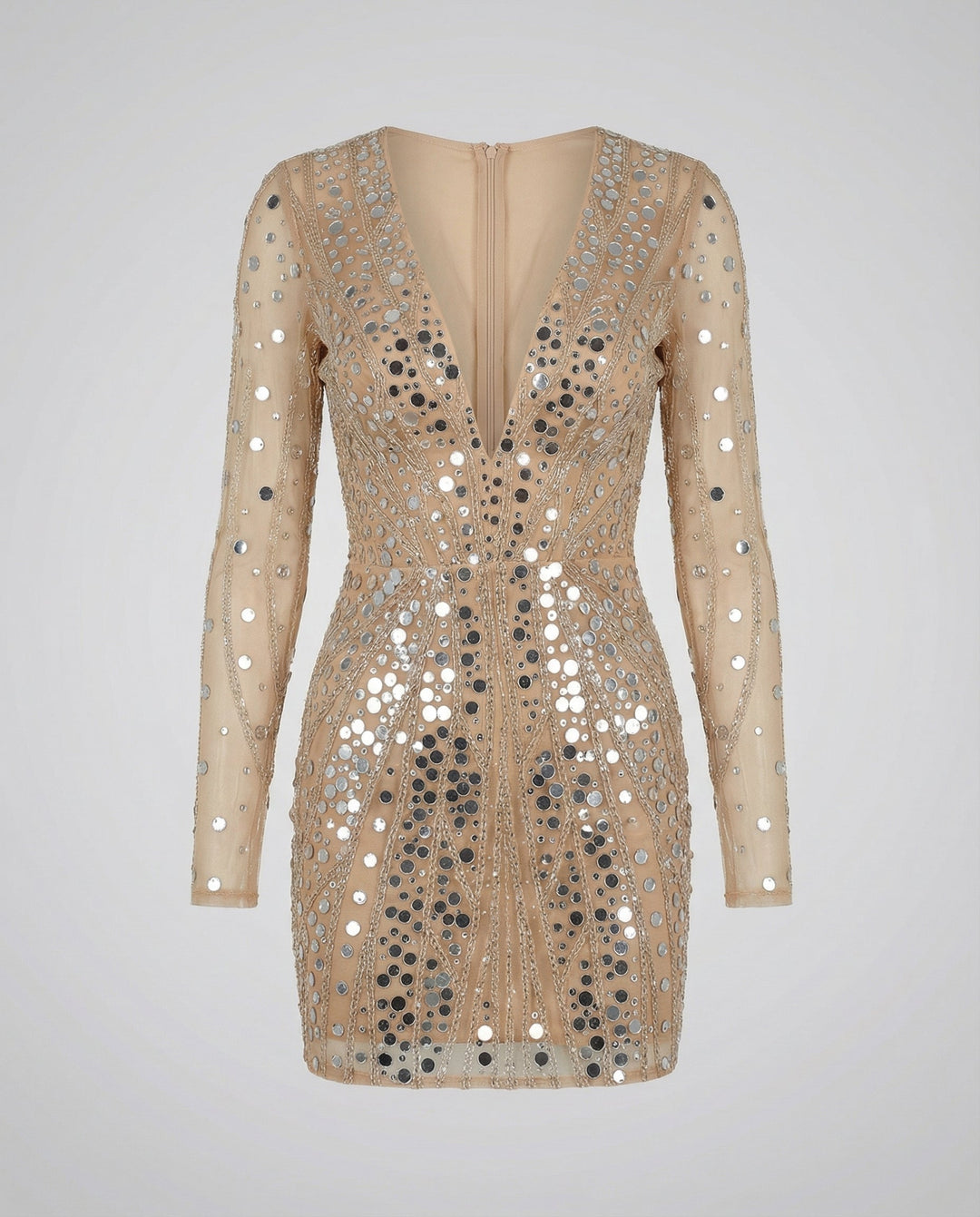 Golden Paillettenkleid Damen | Drune
