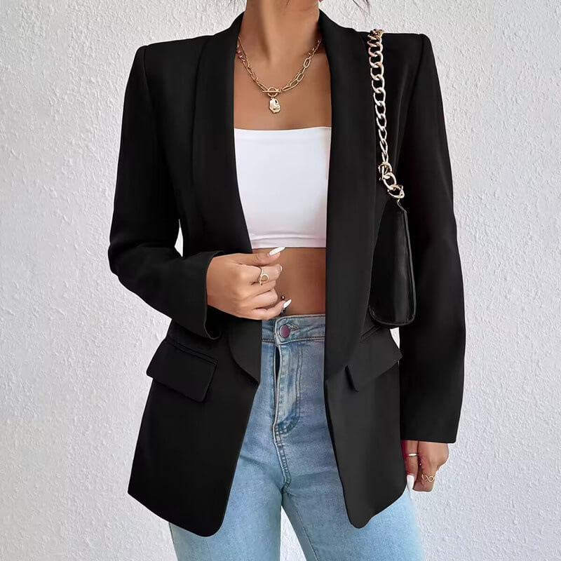 Drune | Blazer Schmaler Schnitt Strukturierte Silhouette Klassisches Einreiher Design