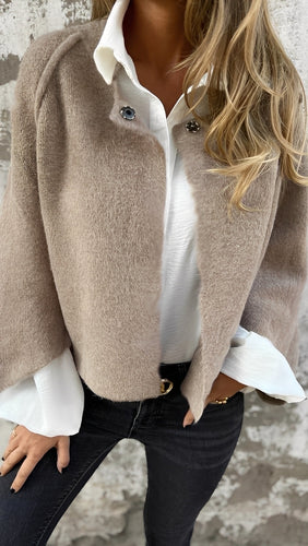 Drune | Bequeme, locker geschnittene Damenjacke aus Kaschmir