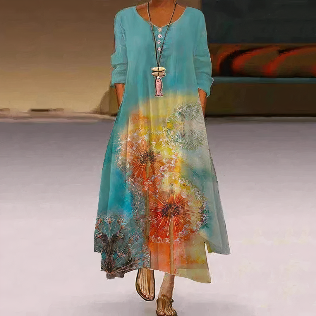 Drune | Elegantes Mode Baumwollkleid