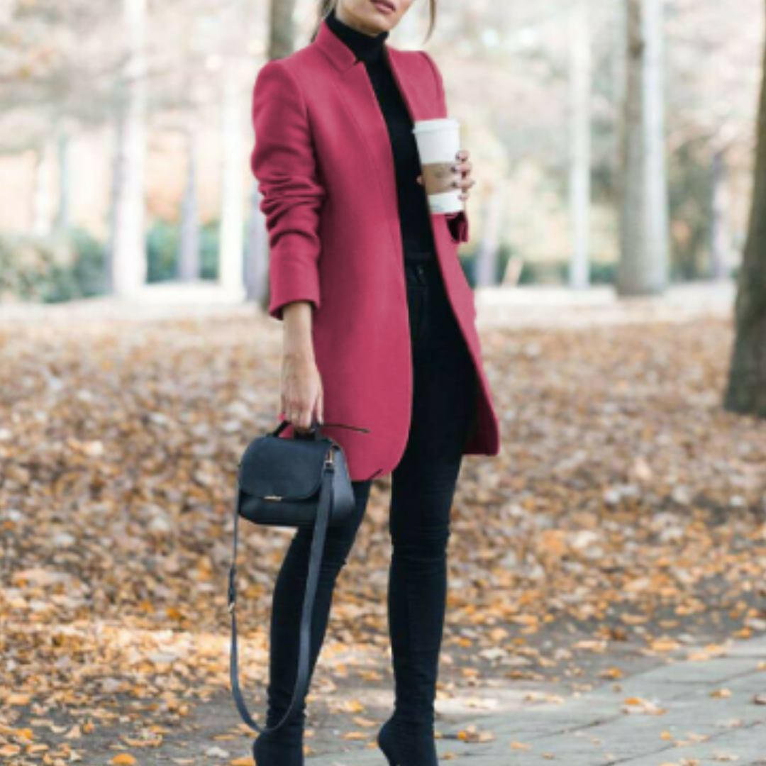 Drune | Damen Stehkragen Wintermantel mit zeitlosem Design