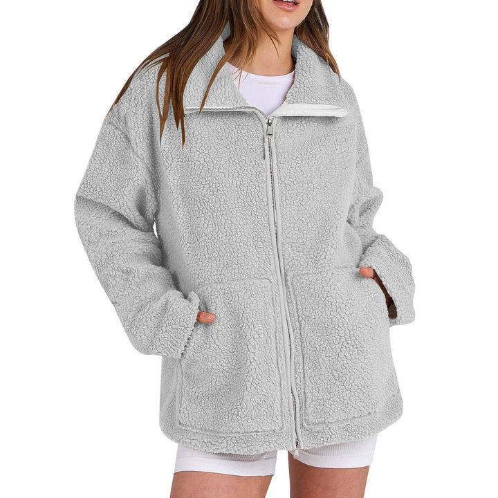 Drune | Locker Wollmantel mit Rollkragen für Damen