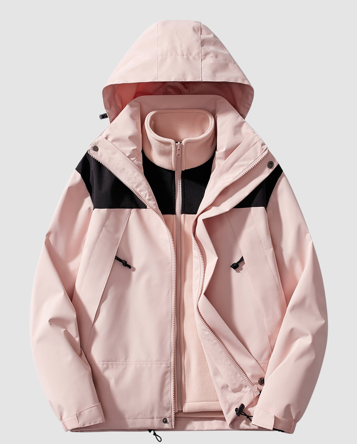 Warme Damen Winterjacke Fleece | Drune