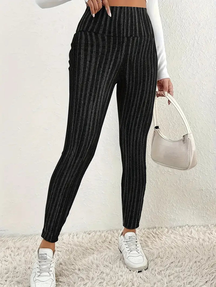 Drune | Gestrickte Leggings mit Fleecefutter
