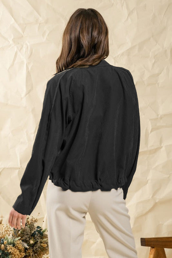 Drune | kariert Revers Mehrknopf-Zwei-Taschen-Midi-Jacke