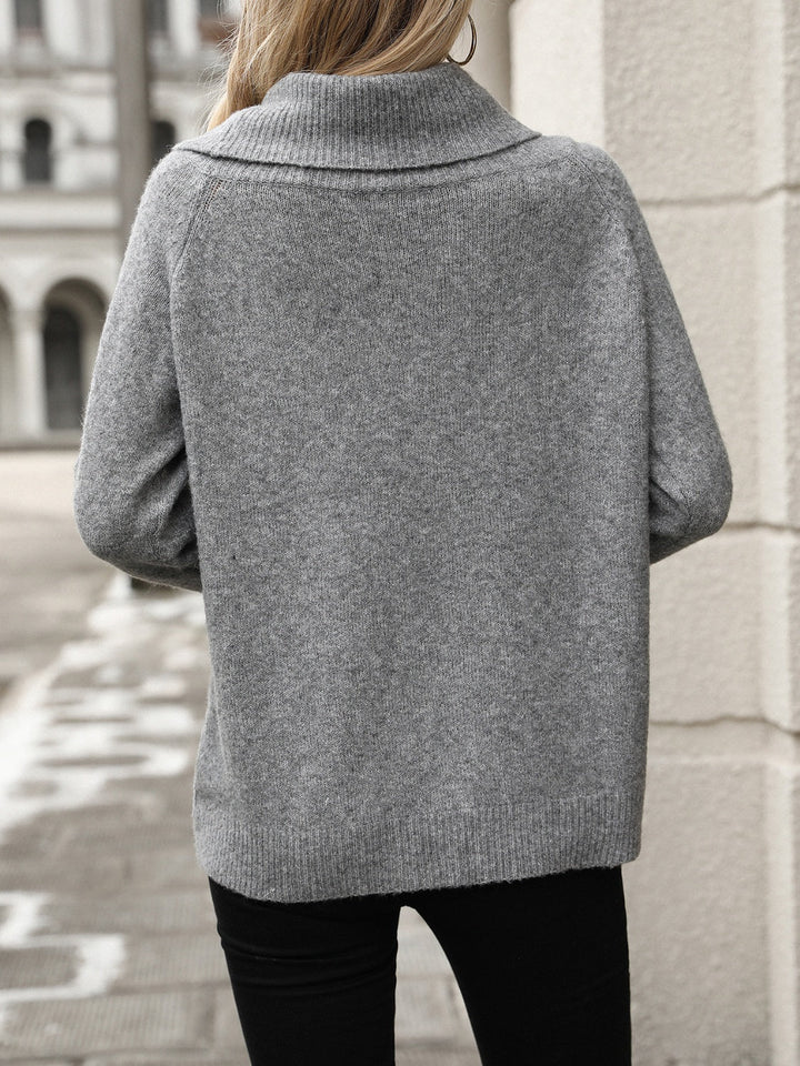 Drune | Sweater - Lässiger Rollkragenweicher Pullover