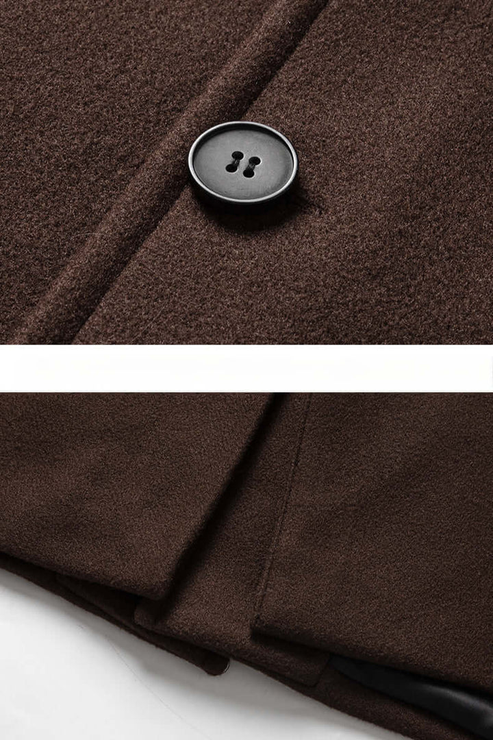 Drune | Männer klassischer oversized Wollmantel