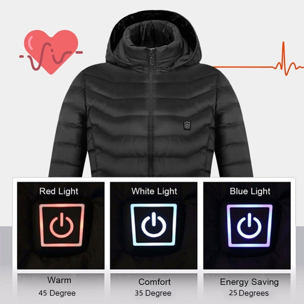 Drune | Elegante USB-heizbare Jacke für Herren, thermisch Winter