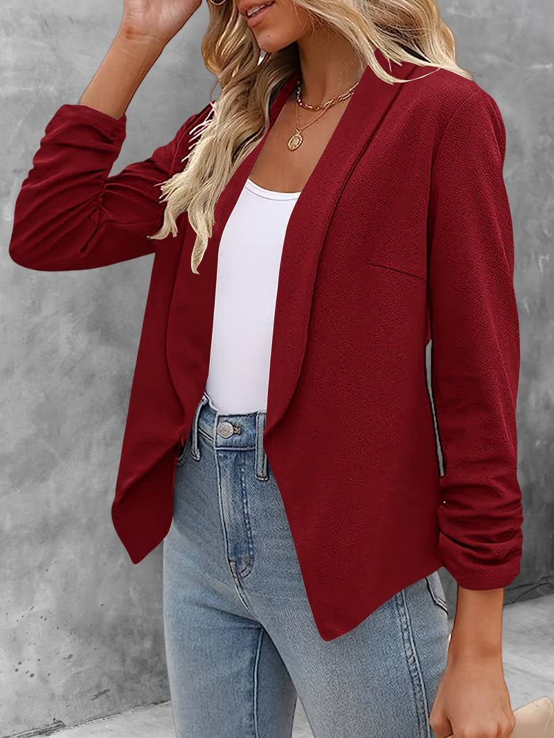Drune | stilvoller blazer mit offener vorderseite