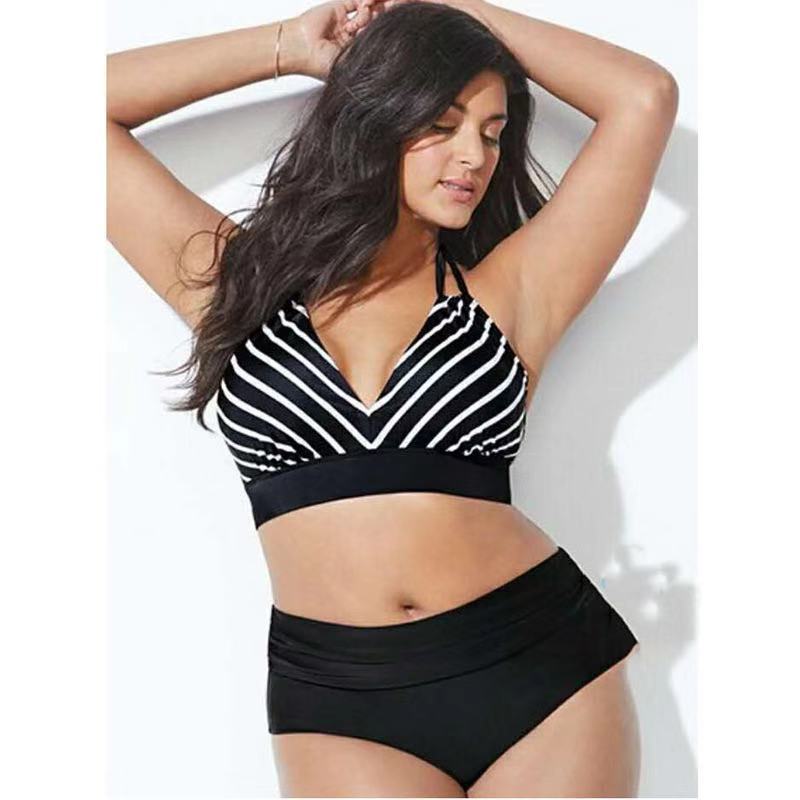 Damen Sportlicher Bikini-Top mit breiten Trägern Drune
