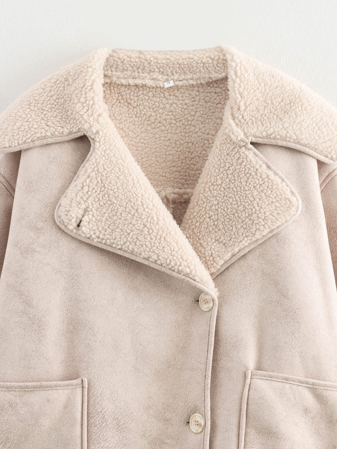 Drune | Shearling Mantel - Gemütliches & Warmes Design - Plüschstoff - Winterfertige Oberbekleidung