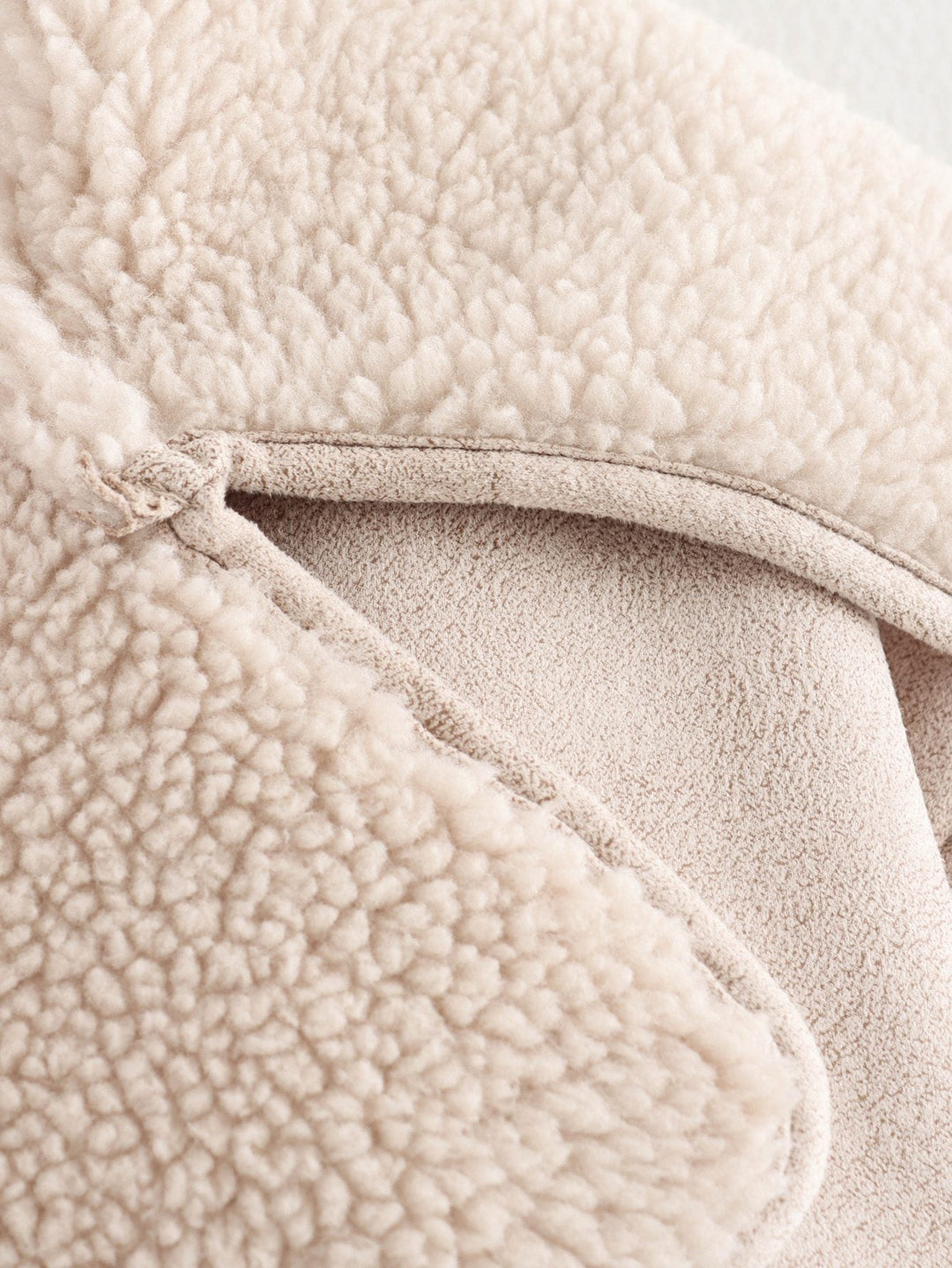 Drune | Shearling Mantel - Gemütliches & Warmes Design - Plüschstoff - Winterfertige Oberbekleidung