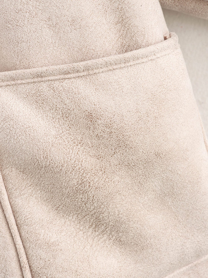 Drune | Shearling Mantel - Gemütliches & Warmes Design - Plüschstoff - Winterfertige Oberbekleidung